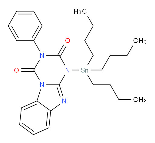 3-phenyl-1-(tributylstannyl)benzo[4,5]imidazo[1,2-a][1,3,5]triazine-2,4(1H,3H)-dione