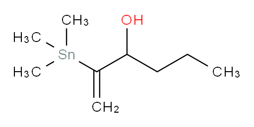 2-(trimethylstannyl)hex-1-en-3-ol