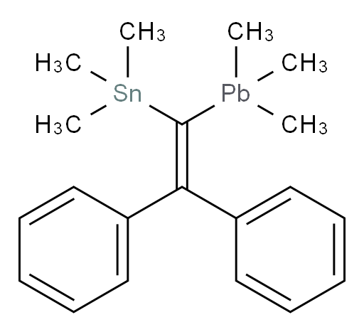 (2,2-diphenyl-1-(trimethylplumbyl)vinyl)trimethylstannane