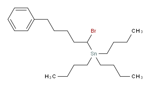 (1-bromo-5-phenylpentyl)tributylstannane