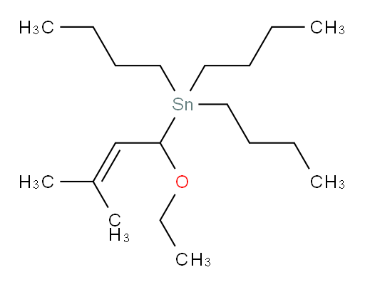 tributyl(1-ethoxy-3-methylbut-2-en-1-yl)stannane