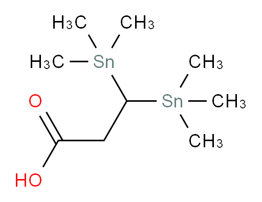3,3-bis(trimethylstannyl)propanoic acid