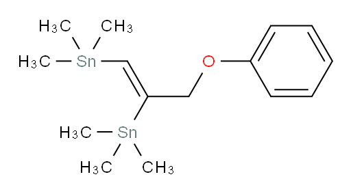 (Z)-(3-苯氧基丙-1-烯-1,2-二基)双(三甲基锡烷)