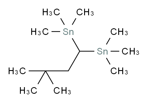 (3,3-dimethylbutane-1,1-diyl)bis(trimethylstannane)