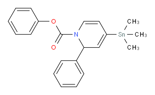 苯基 2-苯基-4-(三甲基锡基)吡啶-1(2H)-甲酸酯