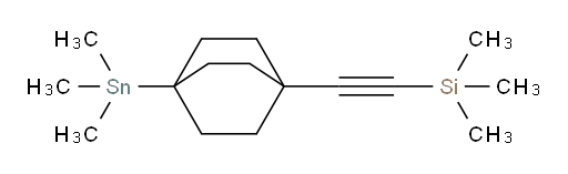 trimethyl((4-(trimethylstannyl)bicyclo[2.2.2]octan-1-yl)ethynyl)silane