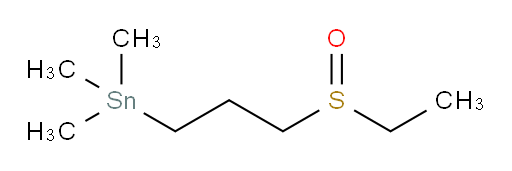 (3-(ethylsulfinyl)propyl)trimethylstannane