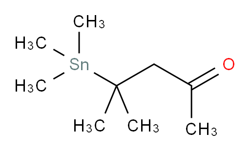 4-methyl-4-(trimethylstannyl)pentan-2-one