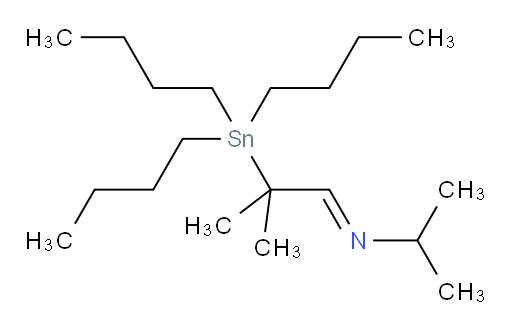 (E)-N-(2-methyl-2-(tributylstannyl)propylidene)propan-2-amine