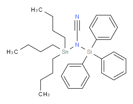 N-(tributylstannyl)-N-(triphenylsilyl)cyanamide