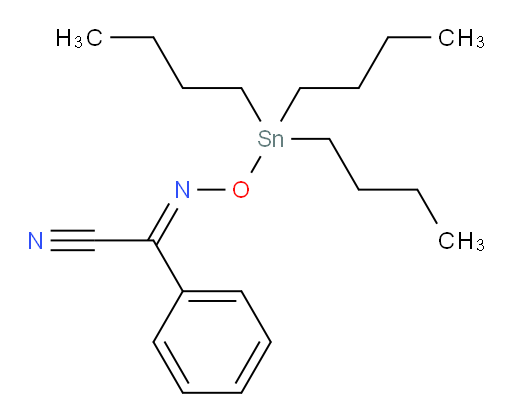 (E)-N-((tributylstannyl)oxy)benzimidoyl cyanide