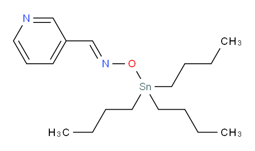 (E)-nicotinaldehyde O-tributylstannyl oxime