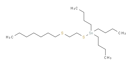 tributyl((2-(heptylthio)ethyl)thio)stannane