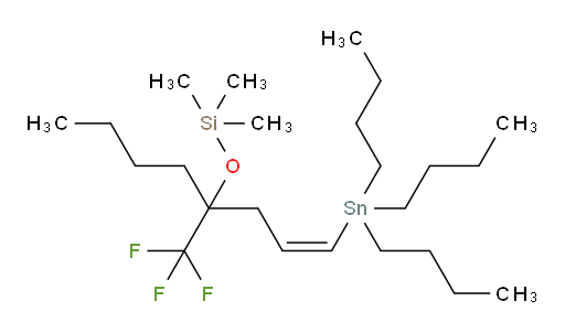 (Z)-trimethyl((1-(tributylstannyl)-4-(trifluoromethyl)oct-1-en-4-yl)oxy)silane