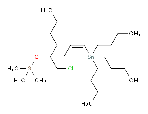 (Z)-((4-(chloromethyl)-1-(tributylstannyl)oct-1-en-4-yl)oxy)trimethylsilane