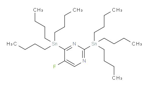 5-fluoro-2,4-bis(tributylstannyl)pyrimidine