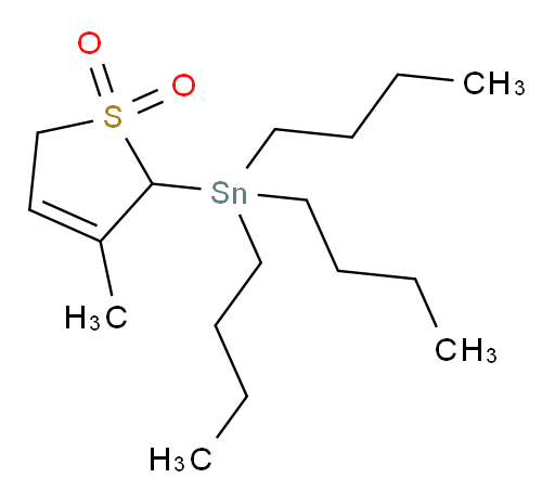 3-methyl-2-(tributylstannyl)-2,5-dihydrothiophene 1,1-dioxide