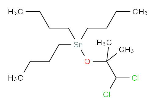 tributyl((1,1-dichloro-2-methylpropan-2-yl)oxy)stannane
