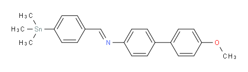 (E)-4'-甲氧基-N-(4-(三甲基锡基)苄亚基)-[1,1'-联苯]-4-胺