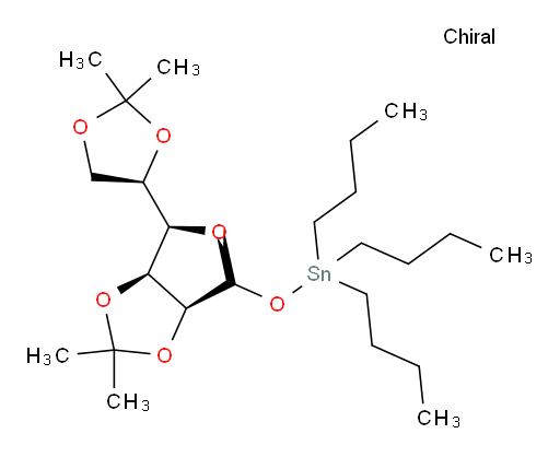 tributyl(((3aS,6R,6aS)-6-((R)-2,2-dimethyl-1,3-dioxolan-4-yl)-2,2-dimethyltetrahydrofuro[3,4-d][1,3]dioxol-4-yl)oxy)stannane