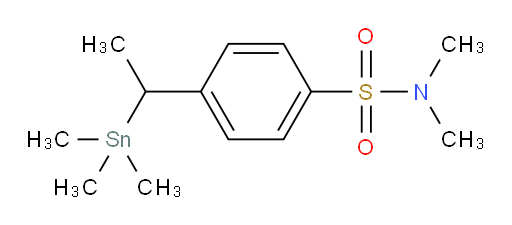 N,N-dimethyl-4-(1-(trimethylstannyl)ethyl)benzenesulfonamide