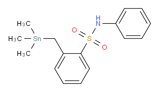 N-phenyl-2-((trimethylstannyl)methyl)benzenesulfonamide