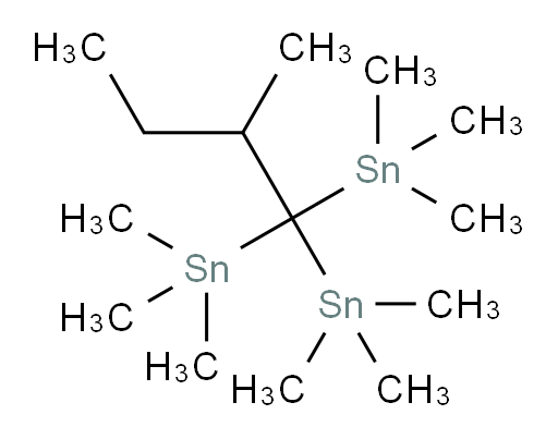 (2-methylbutane-1,1,1-triyl)tris(trimethylstannane)