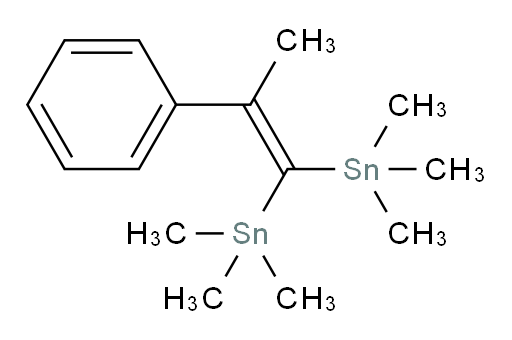 (2-phenylprop-1-ene-1,1-diyl)bis(trimethylstannane)