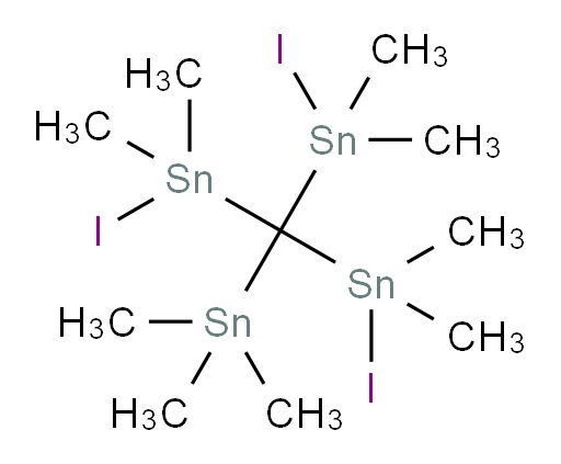 ((trimethylstannyl)methanetriyl)tris(iododimethylstannane)