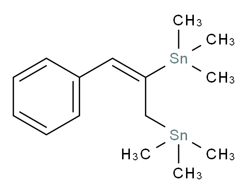 (E)-(3-phenylprop-2-ene-1,2-diyl)bis(trimethylstannane)