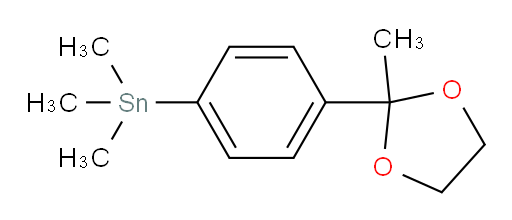 trimethyl(4-(2-methyl-1,3-dioxolan-2-yl)phenyl)stannane