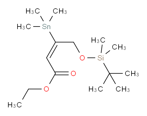 (E)-ethyl 4-((tert-butyldimethylsilyl)oxy)-3-(trimethylstannyl)but-2-enoate