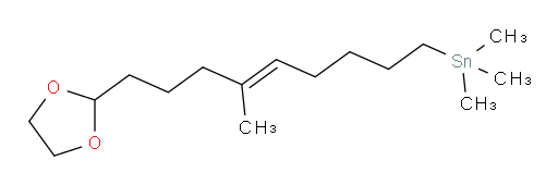 (E)-(9-(1,3-dioxolan-2-yl)-6-methylnon-5-en-1-yl)trimethylstannane