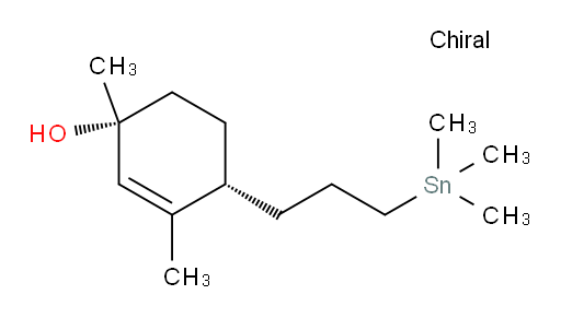 (1R,4R)-1,3-dimethyl-4-(3-(trimethylstannyl)propyl)cyclohex-2-enol