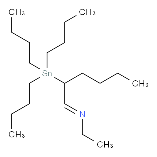 (E)-N-(2-(tributylstannyl)hexylidene)ethanamine