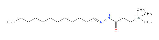 (E)-N'-dodecylidene-3-(trimethylstannyl)propanehydrazide
