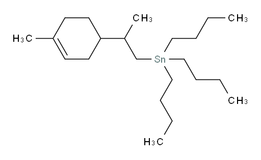 tributyl(2-(4-methylcyclohex-3-en-1-yl)propyl)stannane
