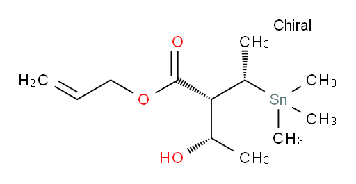 (2R,3S)-allyl 3-hydroxy-2-((S)-1-(trimethylstannyl)ethyl)butanoate