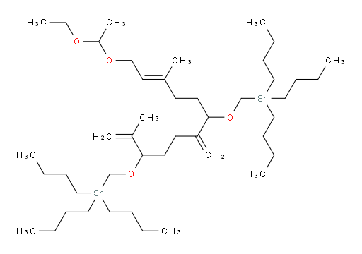 (E)-18,18-dibutyl-4,8-dimethyl-12-methylene-15-(prop-1-en-2-yl)-11-((tributylstannyl)methoxy)-3,5,16-trioxa-18-stannadocos-7-ene