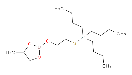 tributyl((2-((4-methyl-1,3,2-dioxaborolan-2-yl)oxy)ethyl)thio)stannane