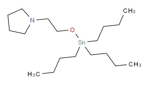 1-(2-((tributylstannyl)oxy)ethyl)pyrrolidine