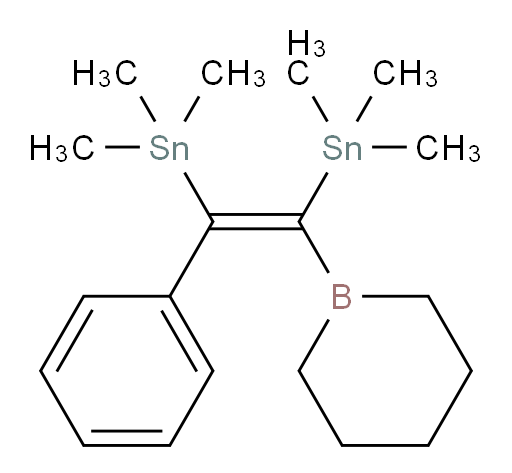 (Z)-(1-(borinan-1-yl)-2-phenylethene-1,2-diyl)bis(trimethylstannane)