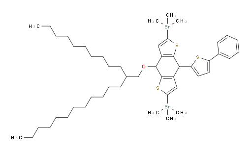 (4-((2-decyltetradecyl)oxy)-8-(5-phenylthiophen-2-yl)-4,8-dihydrobenzo[1,2-b:4,5-b']dithiophene-2,6-diyl)bis(trimethylstannane)