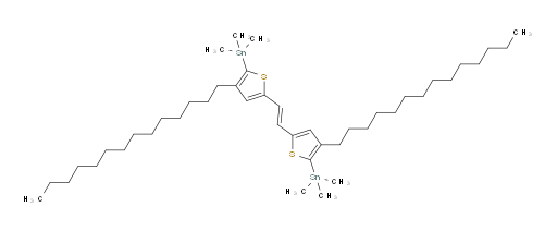 (E)-1,2-双(4-四癸基-5-(三甲基锡基)噻吩-2-基)乙烯
