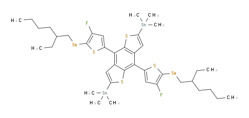 (4,8-bis(5-((2-ethylhexyl)selanyl)-4-fluorothiophen-2-yl)benzo[1,2-b:4,5-b']dithiophene-2,6-diyl)bis(trimethylstannane)