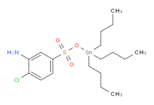 tributylstannyl 3-amino-4-chlorobenzenesulfonate