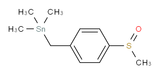 trimethyl(4-(methylsulfinyl)benzyl)stannane