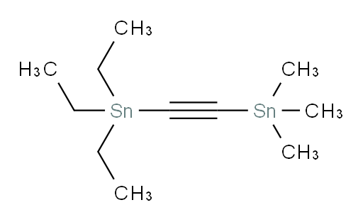 triethyl((trimethylstannyl)ethynyl)stannane