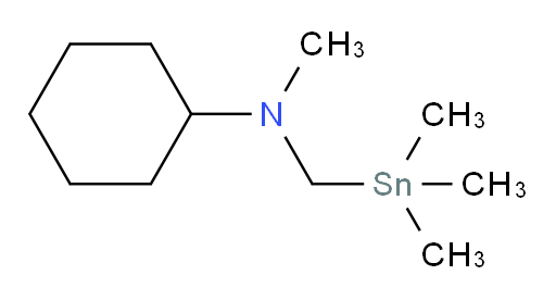 N-methyl-N-((trimethylstannyl)methyl)cyclohexanamine