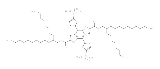 bis(2-octyldodecyl) 4,8-bis(5-(trimethylstannyl)thiophen-2-yl)benzo[1,2-b:4,5-b']dithiophene-2,6-dicarboxylate